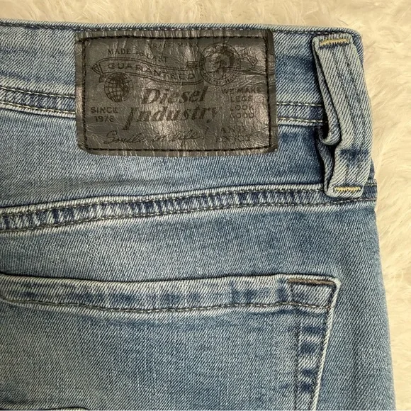 Diesel Larkee Regular Straight Jeans Men’s W36 L32 Blue Denim Button Fly - Picture 7 of 10